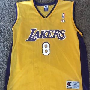 Retro Champion Kobe Bryant Lakers Jersey